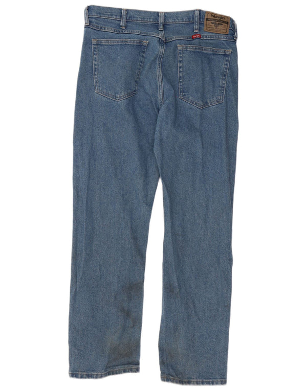 Wrangler Jean droit homme W34 L30 bleu coton
