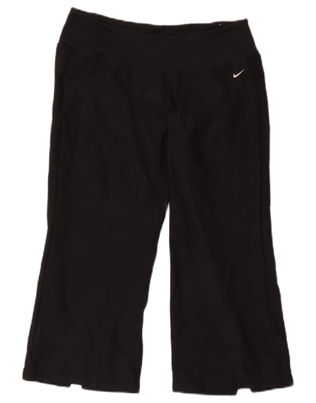 Nike Pantalon de survêtement Capri pour femme US 8/10 Noir moyen Polyester