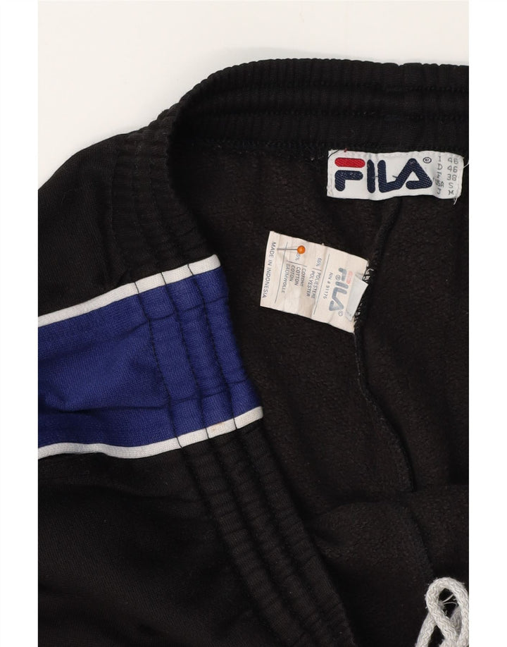 FILA Pantalon de survêtement homme Small Noir Colourblock Polyester