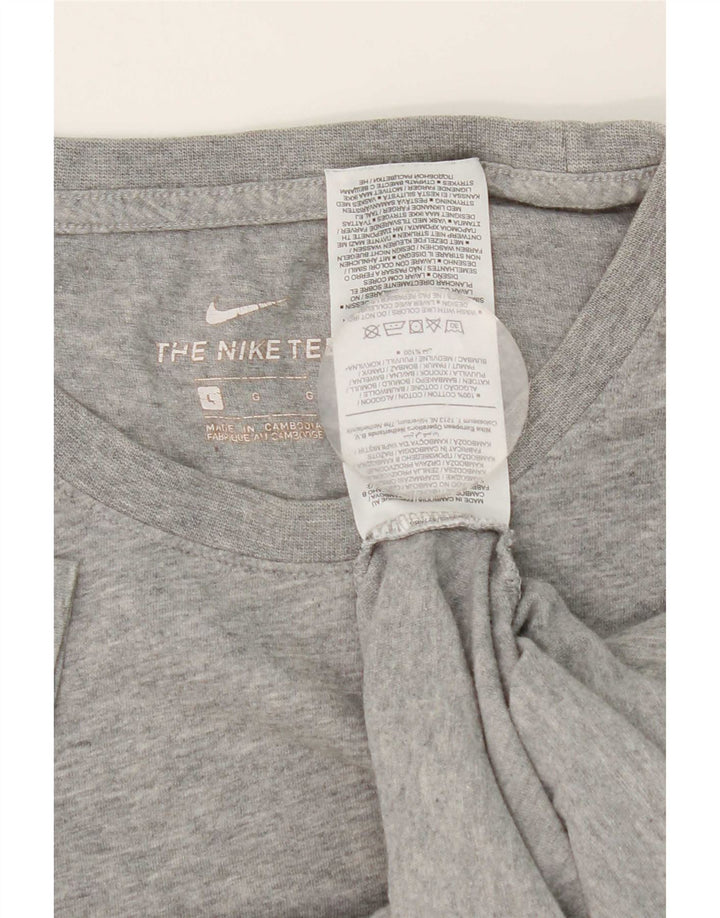 Nike T-Shirt Homme Grand Gris Coton