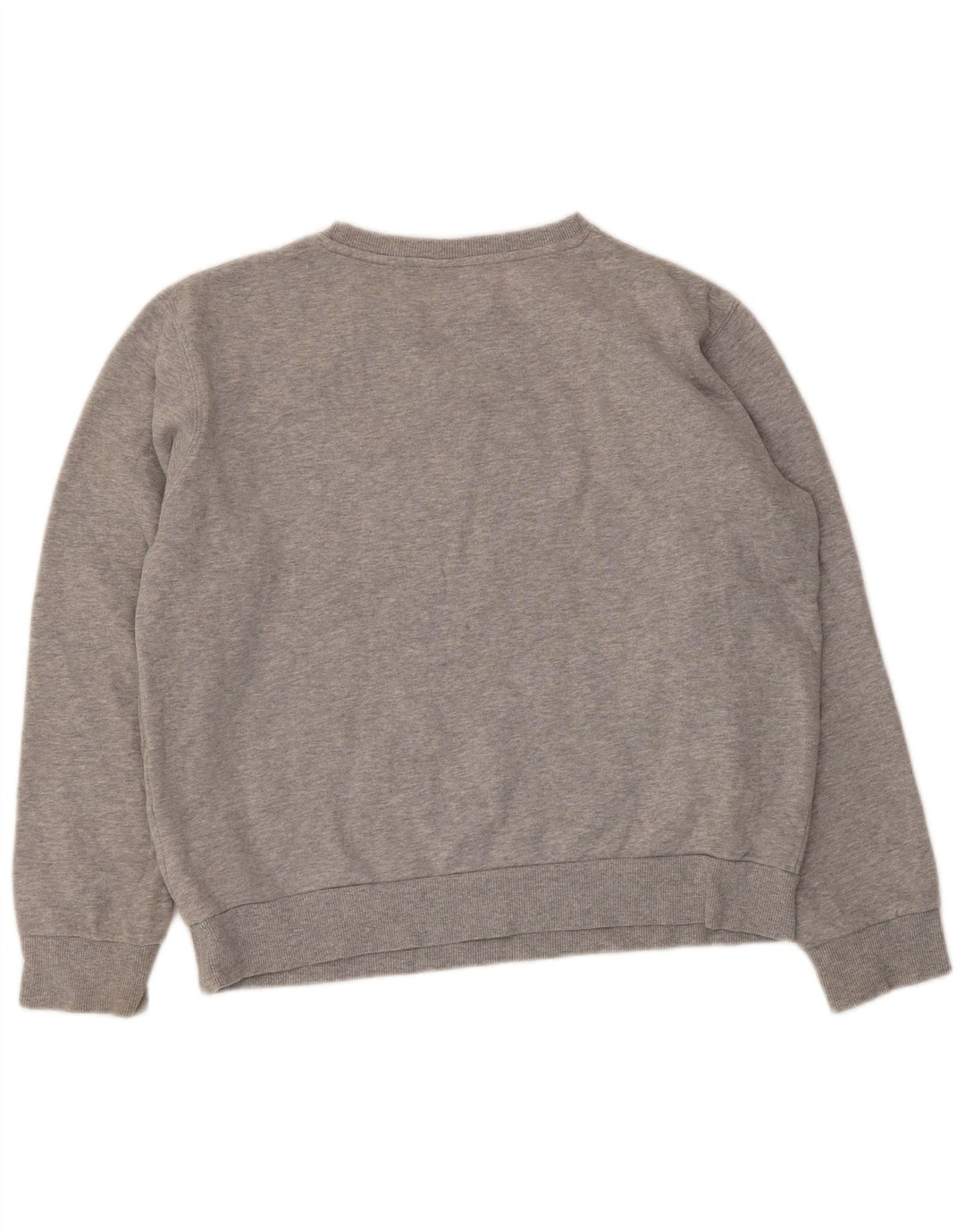Ellesse Sweat-shirt surdimensionné graphique pour femme UK 10 Petit gris moucheté