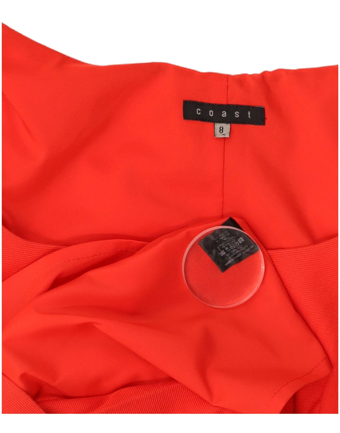 COAST Robe fourreau pour femme UK 8 Petit coton rouge
