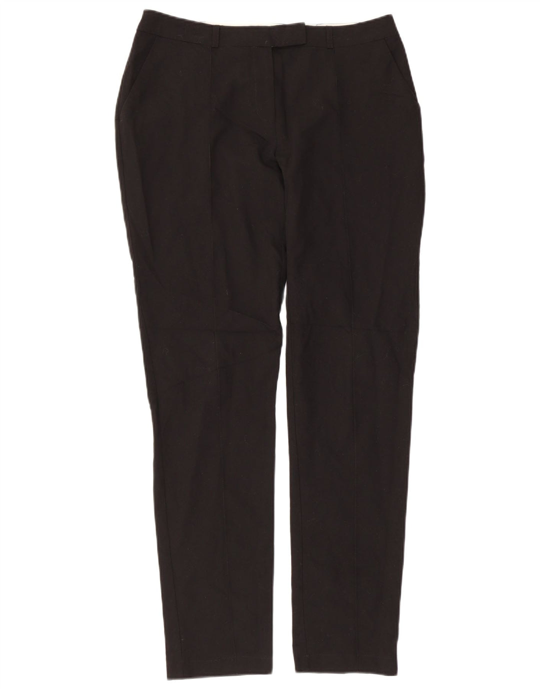 TOPSHOP Pantalon de costume droit pour femme UK 10 Small W32 L29 Noir Polyester