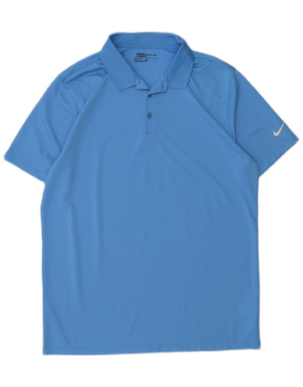 Nike Polo Dri Fit Standard pour homme en polyester Bleu Taille L
