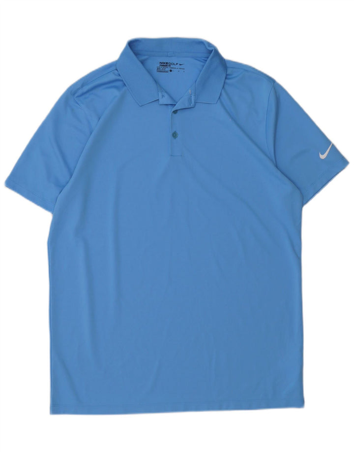Nike Polo Dri Fit Standard pour homme en polyester Bleu Taille L