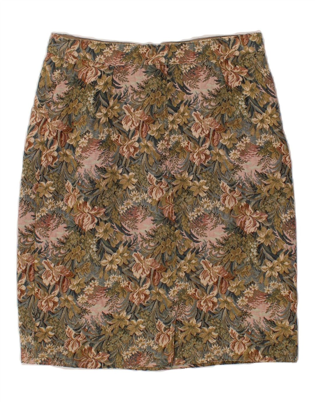 VINTAGE Womens Pencil Skirt W30 Medium Multicoloured Floral Vintage Vintage and Second-Hand Vintage from Messina Hembry 