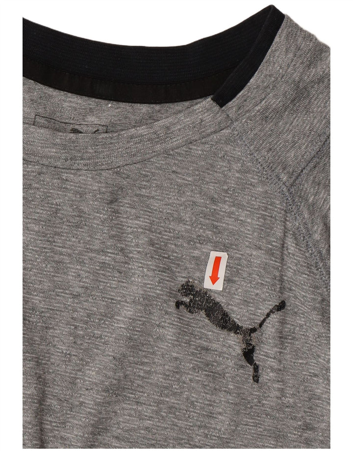 Puma Tee-Shirt Homme Gris Moyen Moucheté