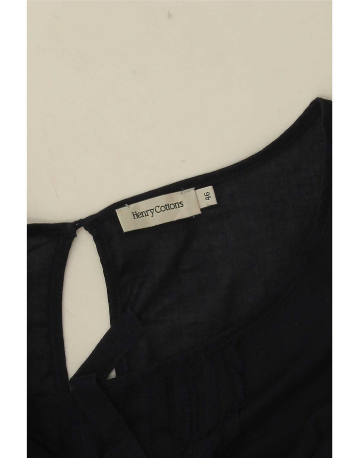 Henry Cottons Robe droite pour femme IT 46 Large Bleu marine