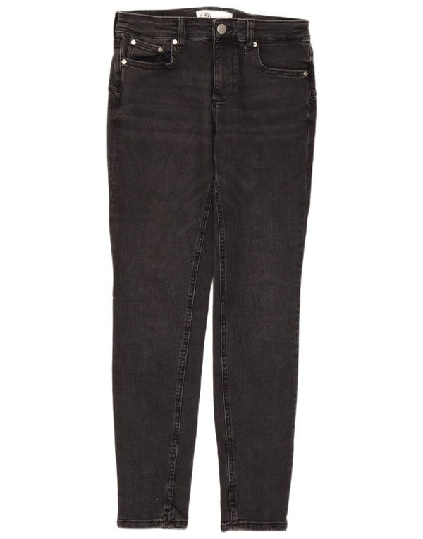 Zara Jean skinny femme EU 38 Small W28 L28 Gris Coton
