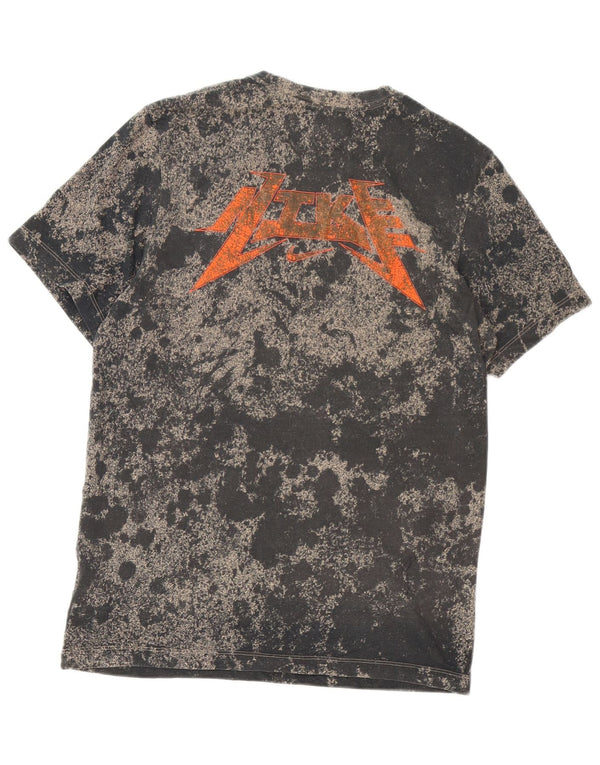 Nike Hommes Dri Fit Graphic T-Shirt Top Noir Moyen Tie Dye Coton