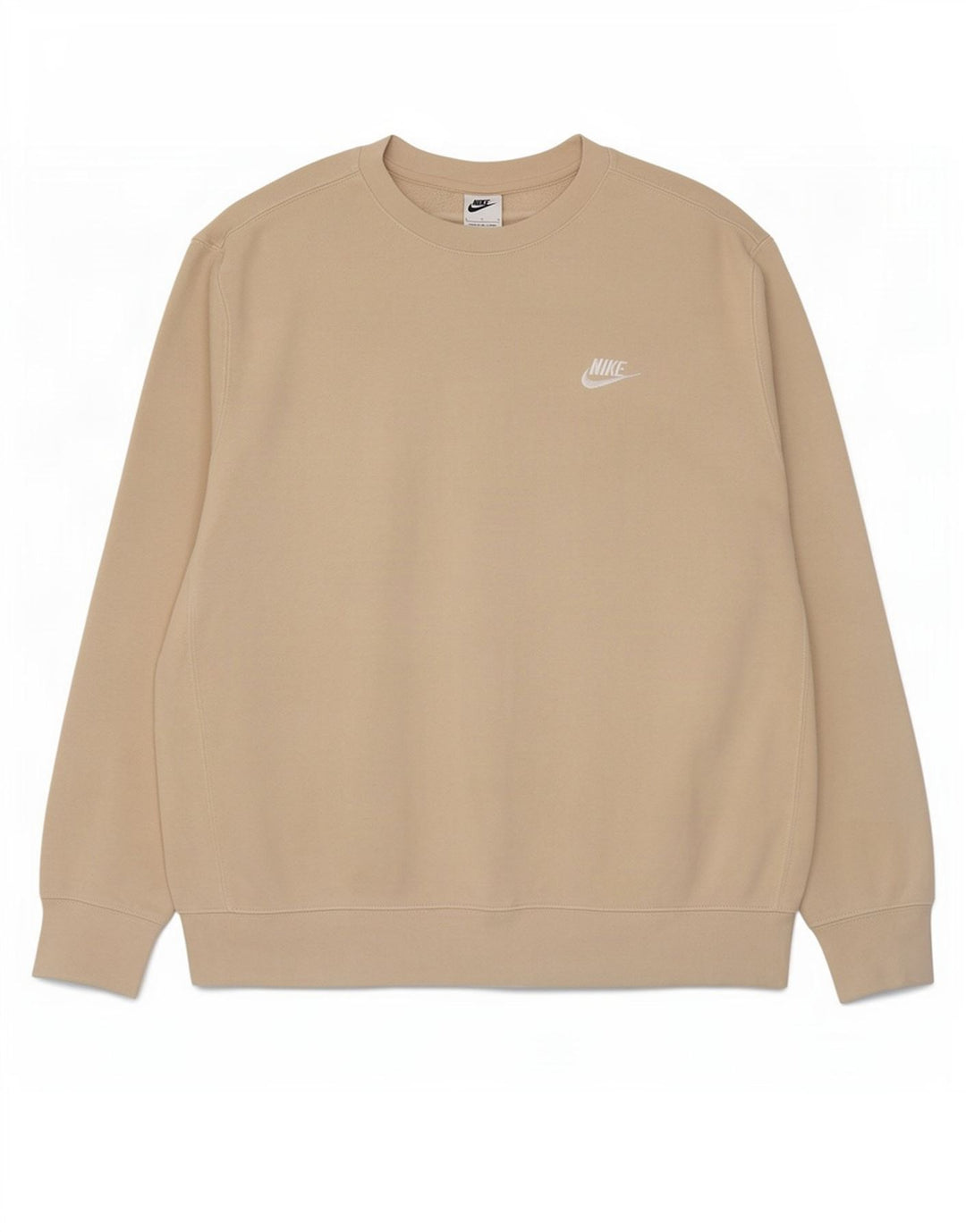 Nike Sweat-shirt pour homme en coton beige Taille L