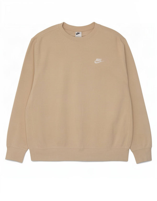 Nike Sweat-shirt pour homme en coton beige Taille L