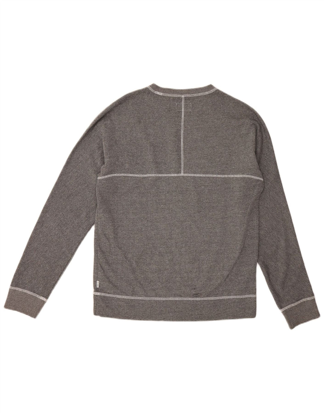 Converse Sweat-Shirt Graphique Homme Gris Moyen Coton