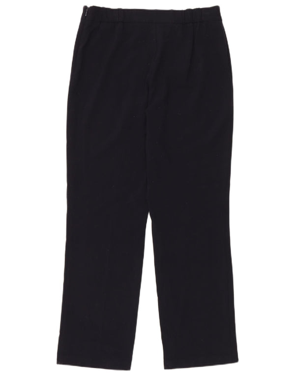 Marks & Spencer Pantalon décontracté pour femme UK 12 Medium W32 L30 Bleu marine