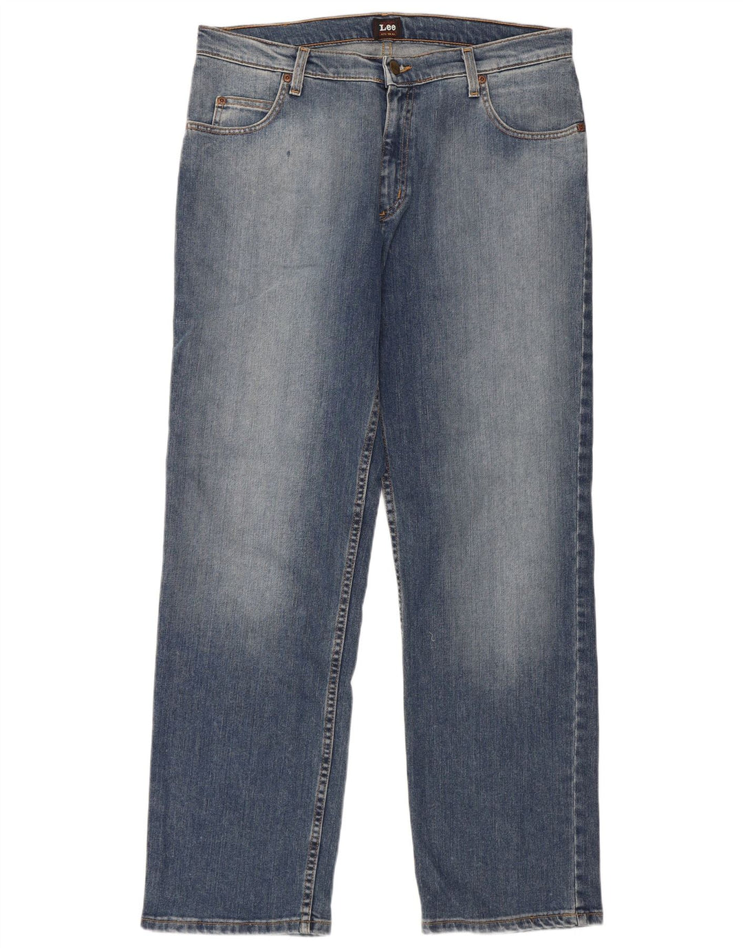 Lee Jean Droit Brooklyn Homme W36 L32 Bleu Coton