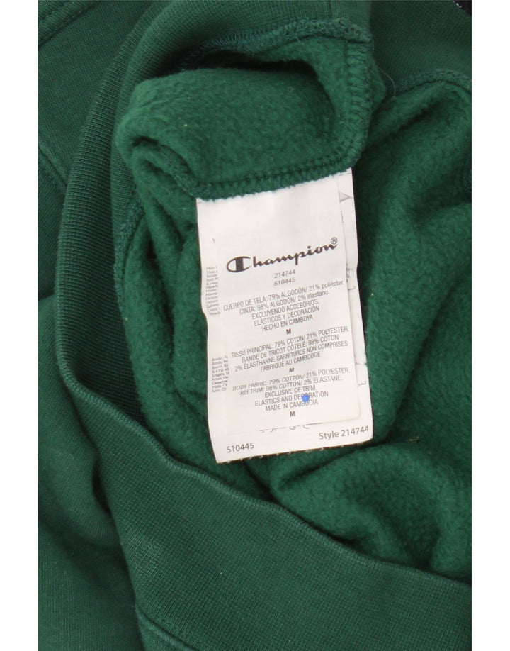 Champion Sweat-Shirt Graphique Homme Vert Moyen Coton
