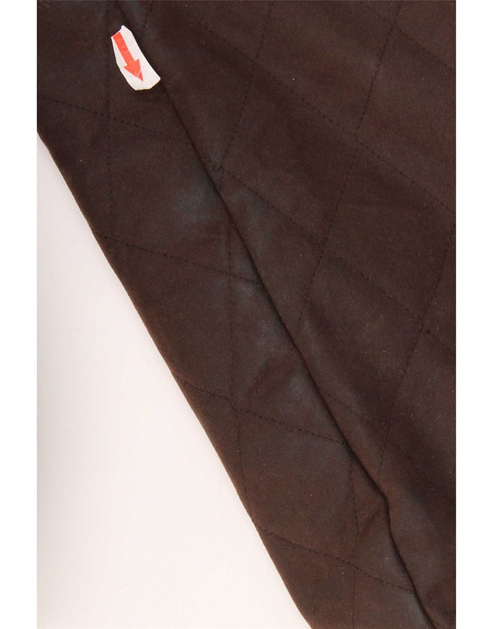Rydale Veste matelassée en coton ciré pour femme UK 14 Large Marron