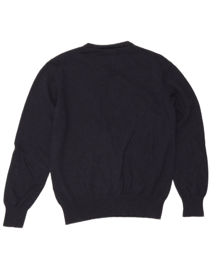 Kappa Pull Col Rond Homme Bleu Marine Moyen Laine