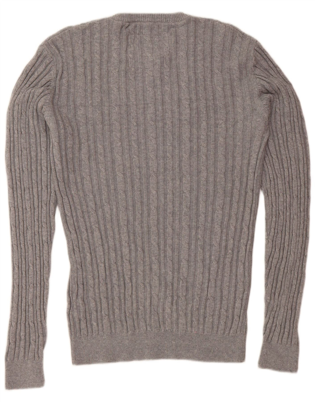 JACK WILLS Pull col rond homme petit gris coton