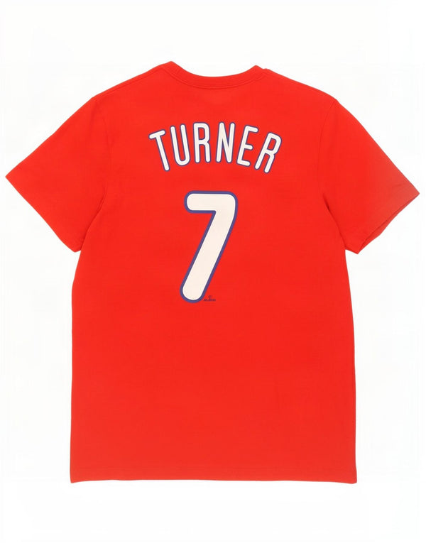 Nike Homme Philadelphia Phillies Graphic T-Shirt Haut Rouge Moyen Coton