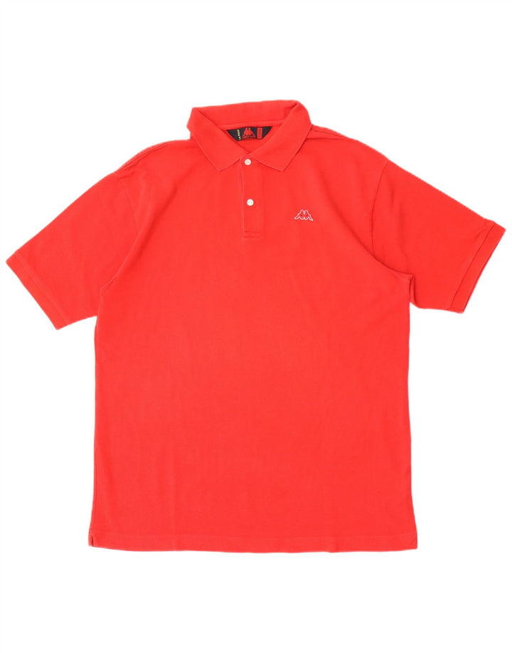 Kappa Polo Homme XL Rouge Coton