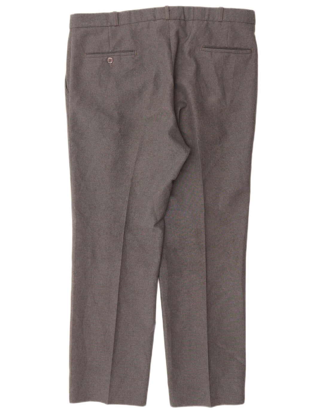 Farah Pantalon de costume à chevilles pour homme W38 L30 Gris Polyester