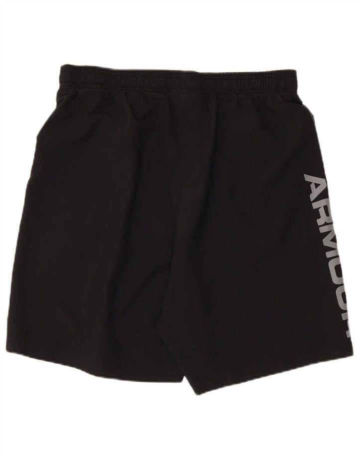 UNDER ARMOUR Short de sport Heat Gear Graphic pour hommes, grand noir, en polyester
