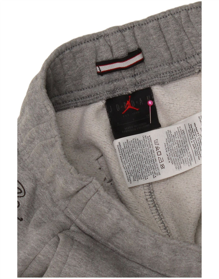 Jordan Pantalon de survêtement pour homme en coton gris Taille S