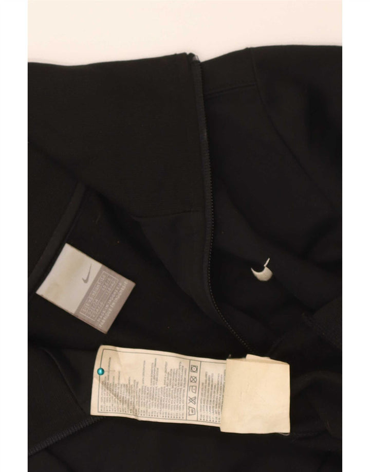 Nike Veste de survêtement courte pour femme UK 4/6 XS Noir Polyester