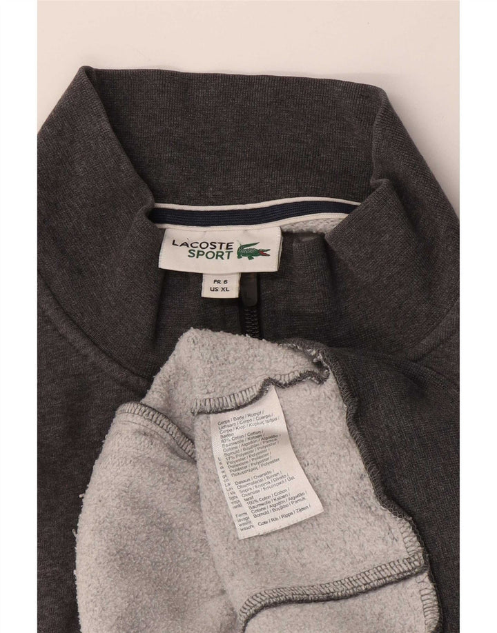 Lacoste Homme Survêtement Top Veste Taille 6 XL Gris Coton