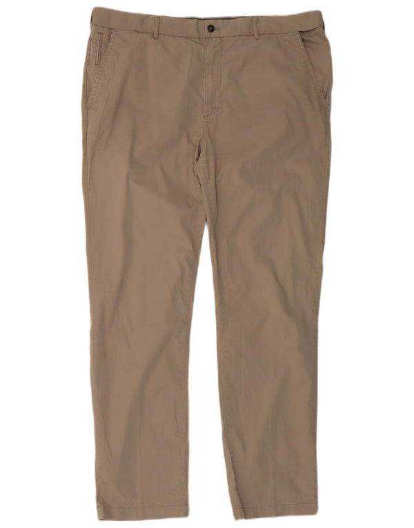 Marks & Spencer Pantalon Chino Droit Blue Harbor Homme W42 L35 Beige