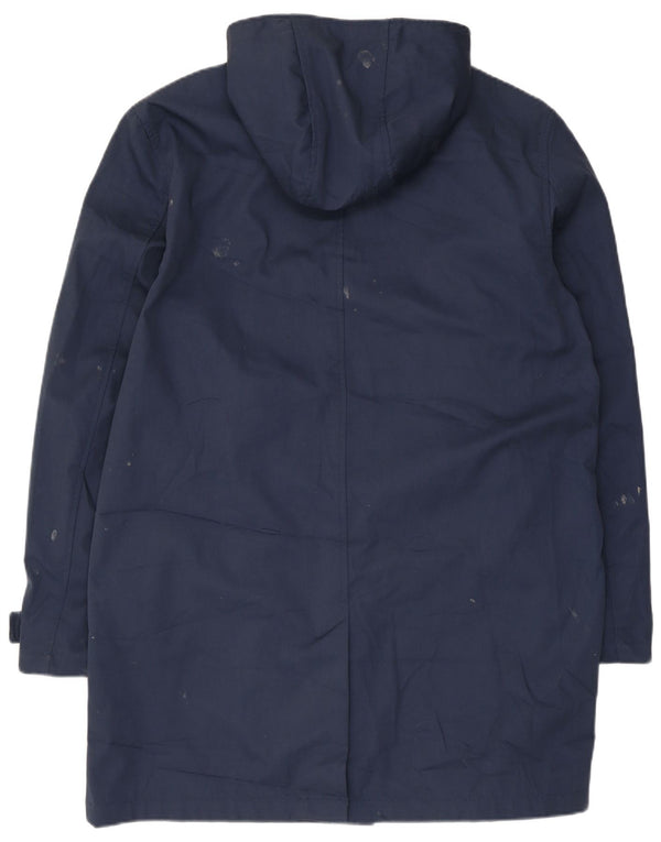 Farah Manteau coupe-vent à capuche pour femme UK 18 XL Bleu marine Polyester