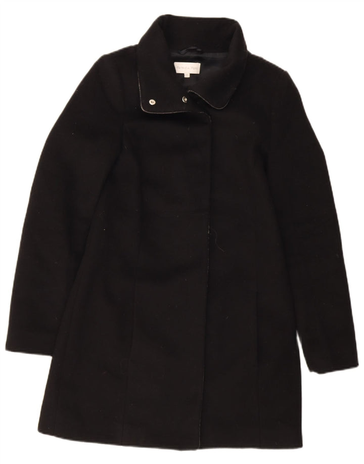 Patrizia Pepe Pardessus Femme IT 40 Petite Laine Noire