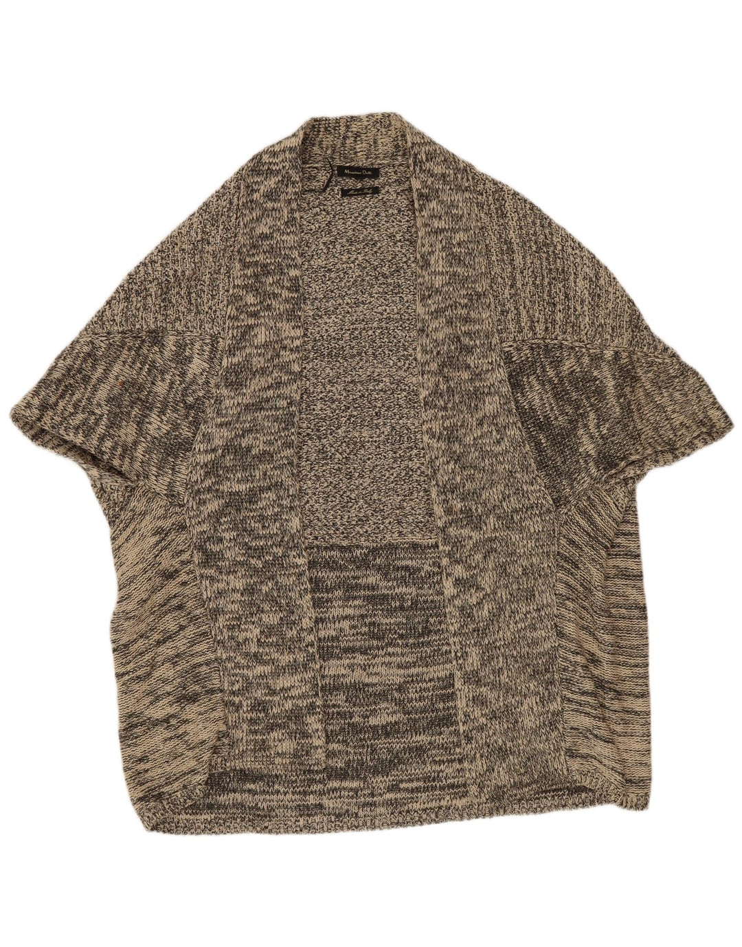Massimo Dutti Poncho Jumper pour femme UK 14 Gris moyen moucheté