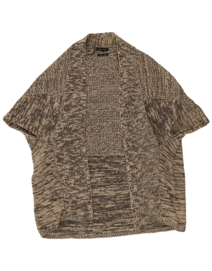 Massimo Dutti Poncho Jumper pour femme UK 14 Gris moyen moucheté