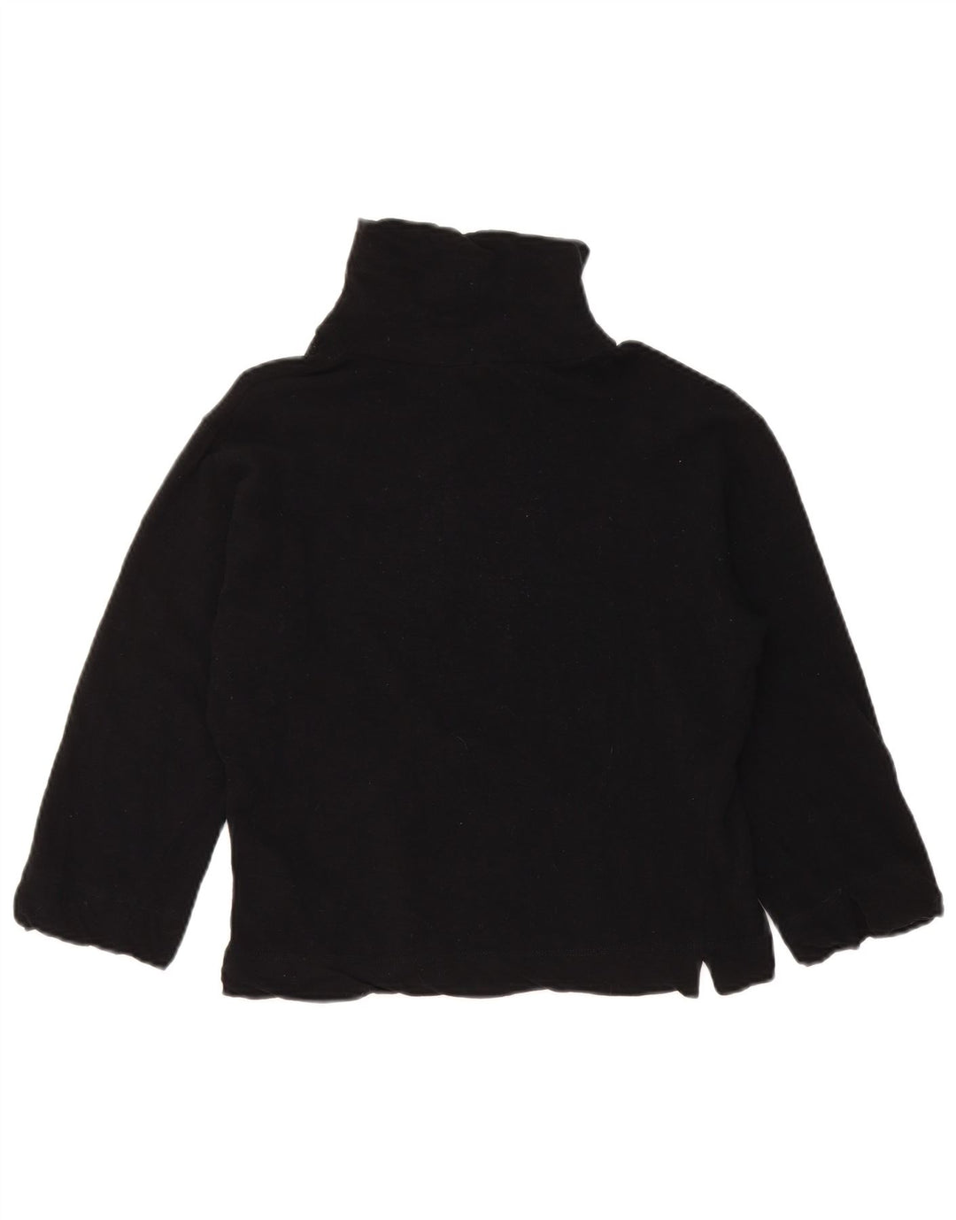 PINKO Pull court à manches 3/4 et col roulé pour femme UK 14 Noir moyen