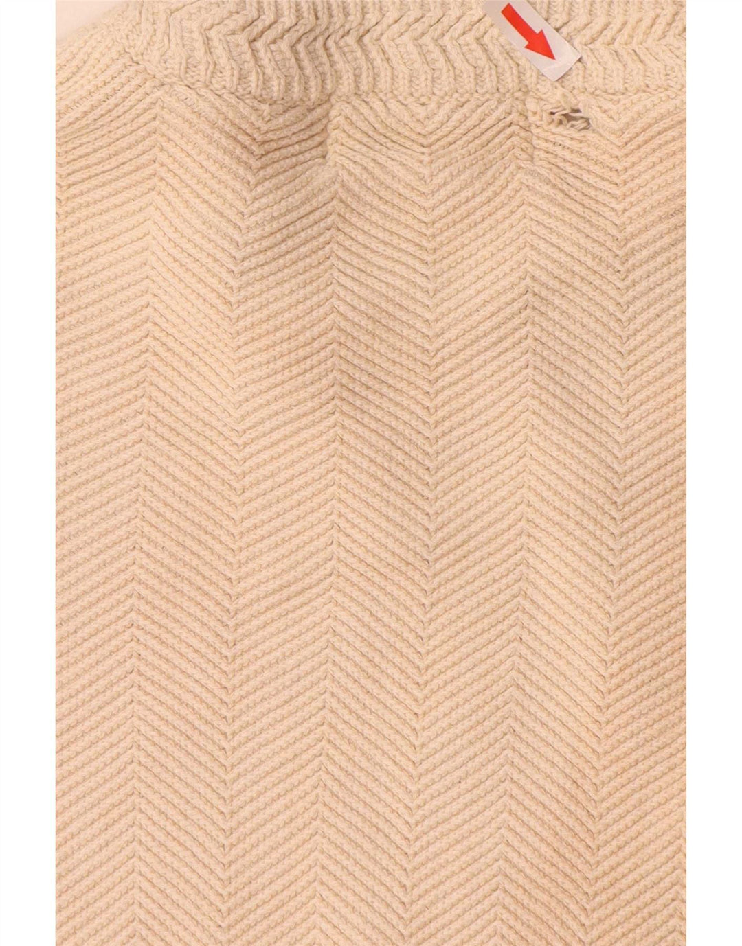Chaps Pull col rond homme XL en coton à chevrons beige