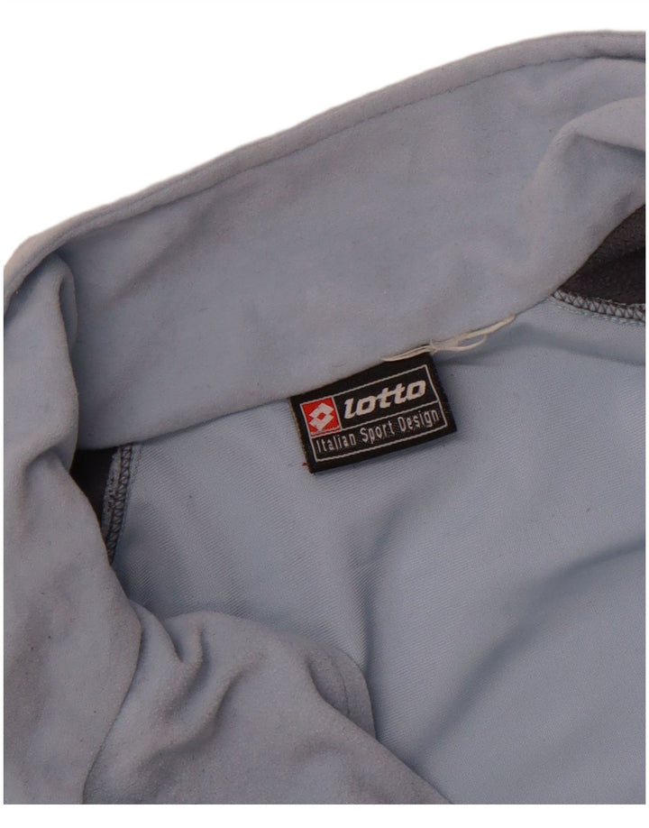 Lotto Veste de survêtement pour homme Taille L Bleu Colorblock