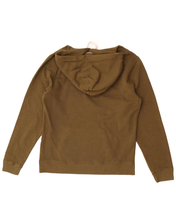 Jack Wills Pull à capuche graphique pour homme en coton kaki Taille L