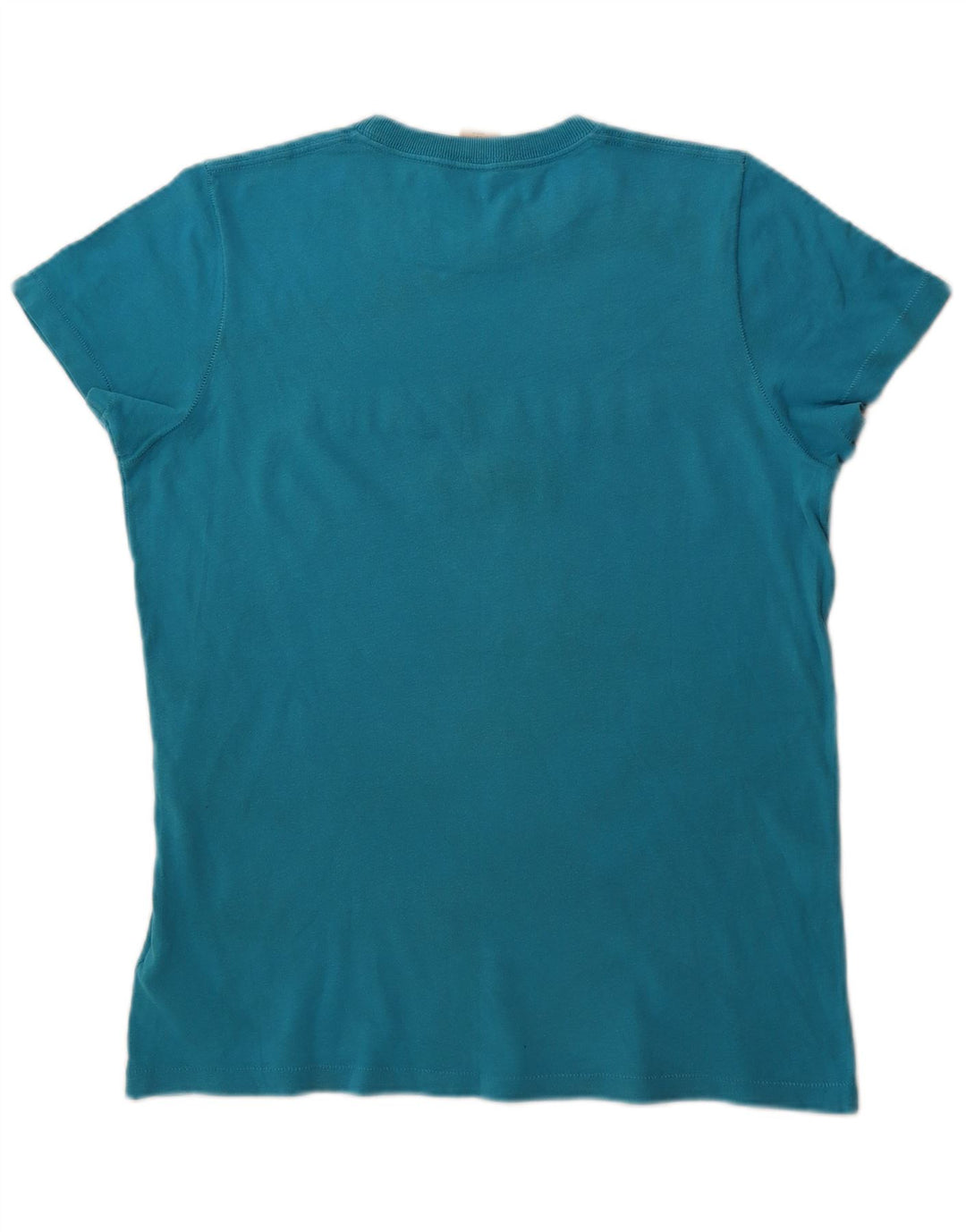 Hollister T-Shirt Graphique Homme Bleu Moyen Coton