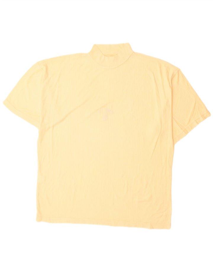 BLUE FLAME T-Shirt Homme Top XL Jaune Viscose