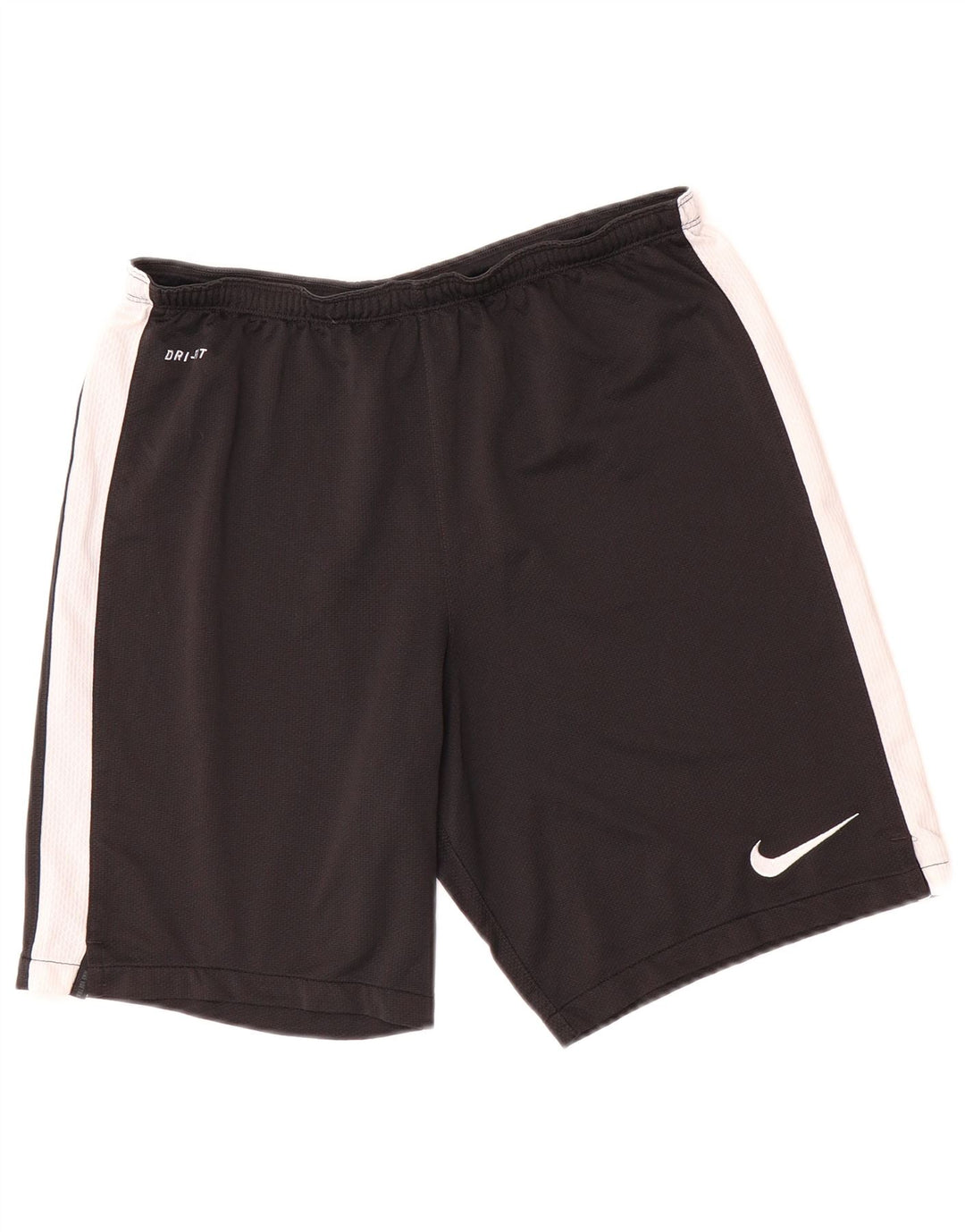 Nike Short de sport Dri Fit pour homme en polyester color block noir moyen