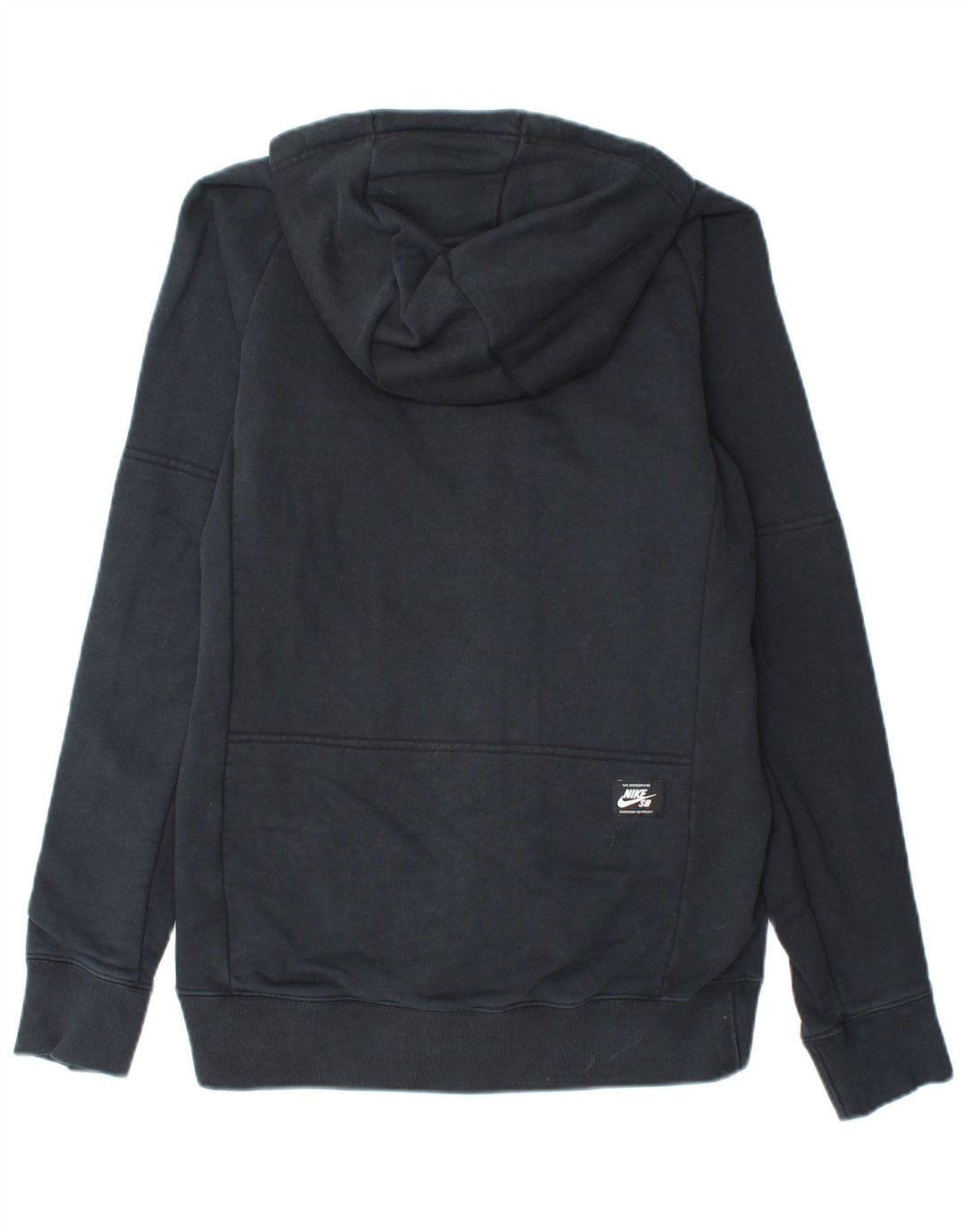 NIKE Pull à capuche zippé pour homme Petit coton noir