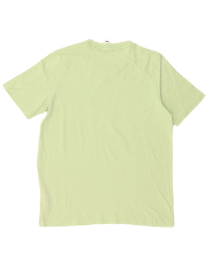 Adidas T-Shirt Graphique Homme Vert Moyen Coton
