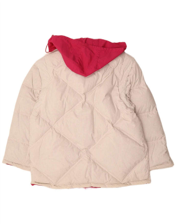 Diadora Veste matelassée réversible à capuche pour hommes UK 40 Large Rose Polyester