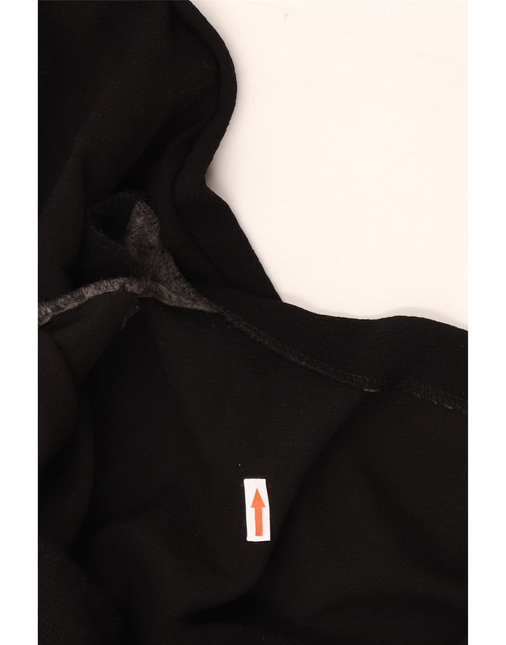 Topshop Manteau surdimensionné pour femme UK 42 Medium Noir Polyester