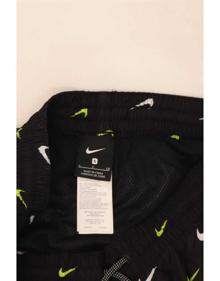 Nike Short de sport graphique pour homme Petit noir Polyester