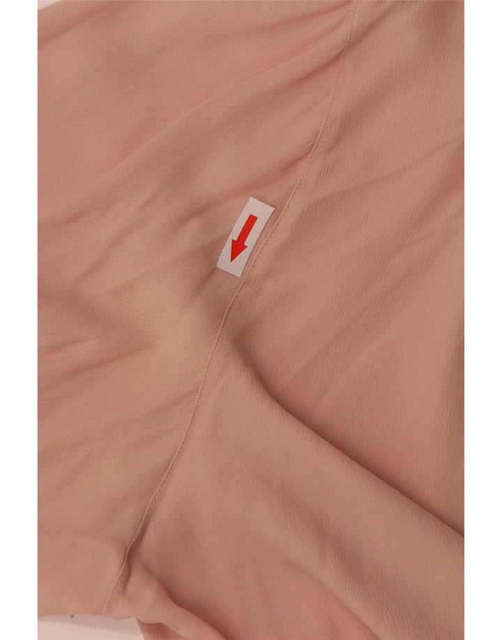 Chemisier chemise femme vintage UK 16 Grand Rose
