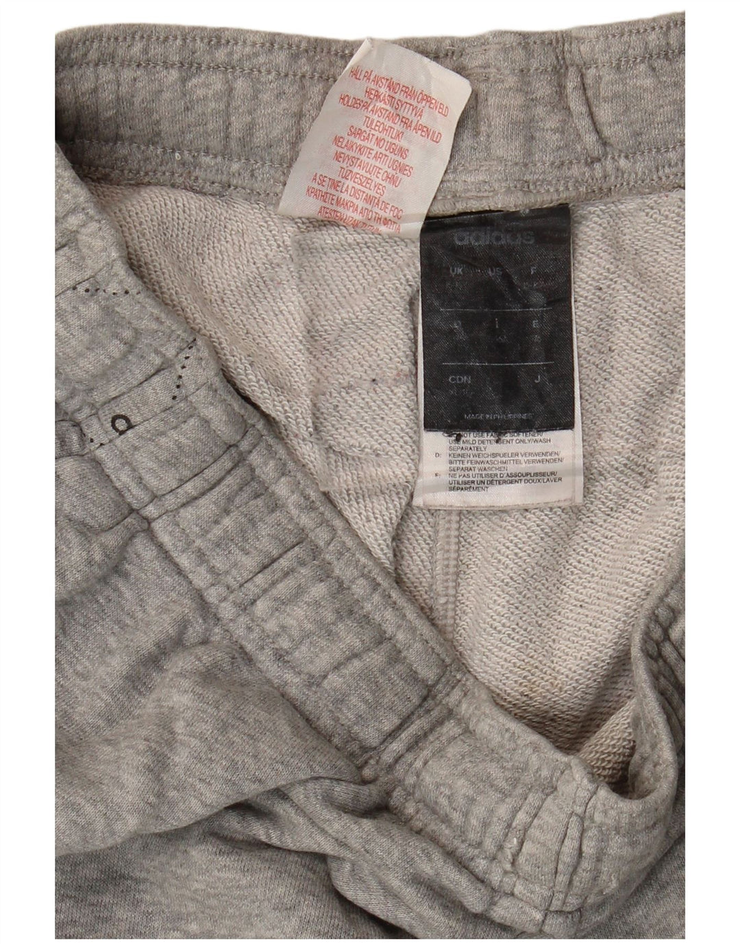 ADIDAS Pantalon de Survêtement Graphique Joggers Garçon 15-16 ans Gris Coton