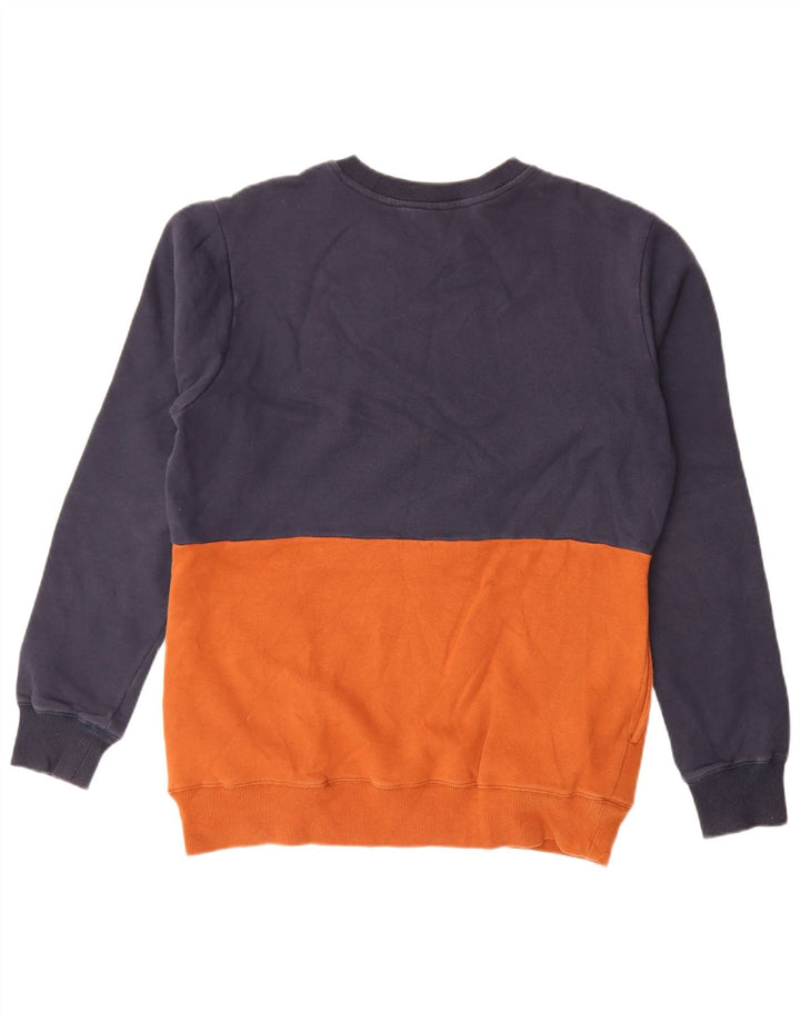 Volcom Sweat-shirt pour homme en coton color block bleu marine moyen